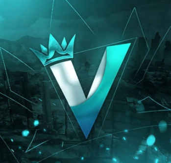 Emblème VANITY : un V turquoise surmonté d’une couronne